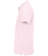 SOL'S Unisex Pacific Twin Piqué Polo Shirt | Pale Pink thumbnail 3