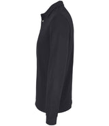 SOL'S Unisex Pacific Long Sleeve Piqué Polo Shirt | Black thumbnail 3