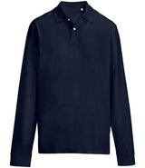 SOL'S Unisex Pacific Long Sleeve Piqué Polo Shirt | French Navy thumbnail 1