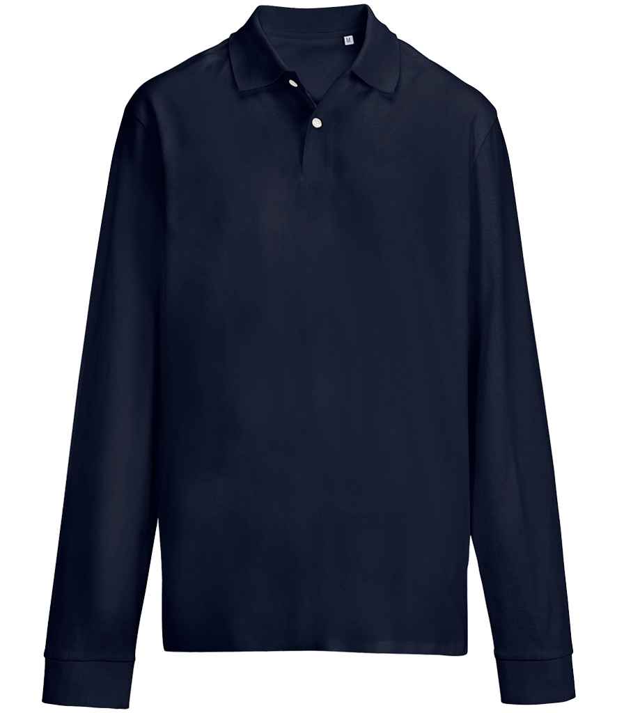SOL'S Unisex Pacific Long Sleeve Piqué Polo Shirt | French Navy