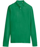 SOL'S Unisex Pacific Long Sleeve Piqué Polo Shirt | Kelly Green thumbnail 1