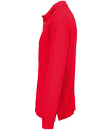 SOL'S Unisex Pacific Long Sleeve Piqué Polo Shirt | Red thumbnail 3