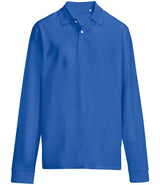 SOL'S Unisex Pacific Long Sleeve Piqué Polo Shirt | Royal Blue thumbnail 1