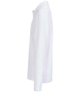 SOL'S Unisex Pacific Long Sleeve Piqué Polo Shirt | White thumbnail 7