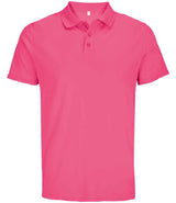 SOL'S Unisex Pitcher Recycled Polyester Piqué Polo Shirt | Ribbon Pink thumbnail 1