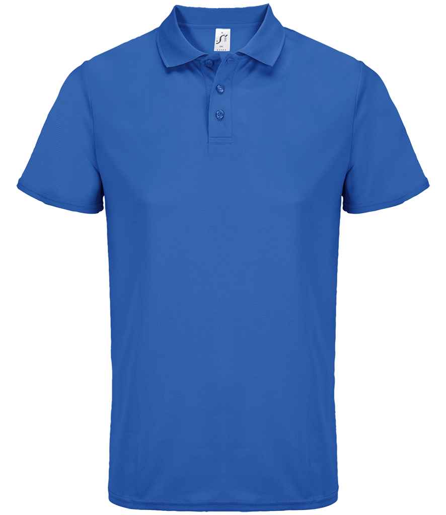 SOL'S Unisex Pitcher Recycled Polyester Piqué Polo Shirt | Royal Blue