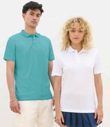 SOL'S Unisex Pitcher Recycled Polyester Piqué Polo Shirt | White thumbnail 2