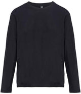 SOL'S Ladies Monarch Long Sleeve T-Shirt | Deep Black thumbnail 1