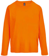 SOL'S Ladies Monarch Long Sleeve T-Shirt | Orange thumbnail 1