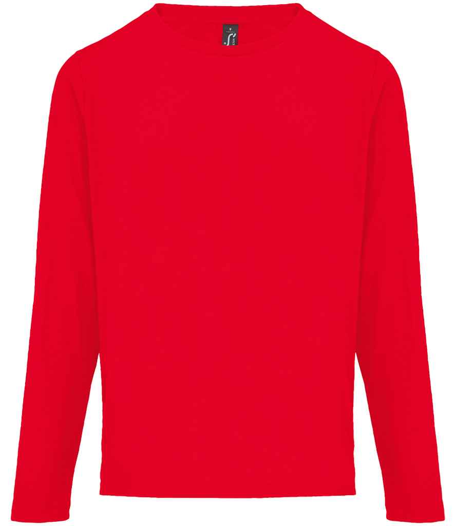 SOL'S Ladies Monarch Long Sleeve T-Shirt | Red