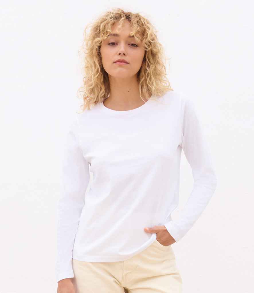 SOL'S Ladies Monarch Long Sleeve T-Shirt | White