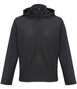 SOL'S Race Hooded Soft Shell Jacket | Black thumbnail 1
