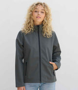 SOL'S Ladies Race Hooded Soft Shell Jacket | Charcoal thumbnail 1