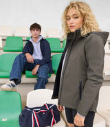 SOL'S Ladies Race Hooded Soft Shell Jacket | Charcoal thumbnail 3