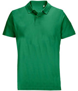 SOL'S Unisex Pulse Twin Piqué Polo Shirt | Kelly Green thumbnail 1
