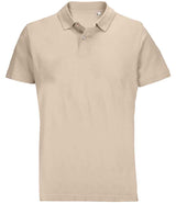 SOL'S Unisex Pulse Twin Piqué Polo Shirt | Linen thumbnail 1