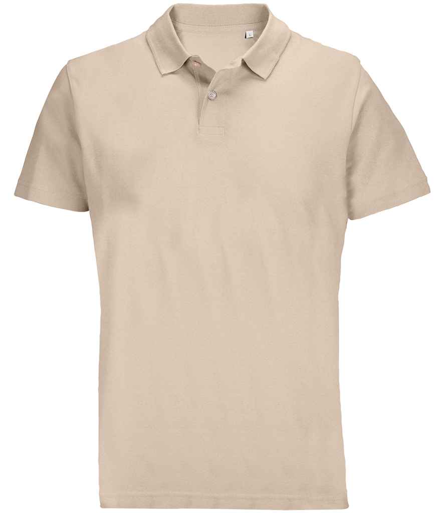 SOL'S Unisex Pulse Twin Piqué Polo Shirt | Linen