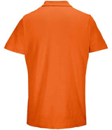 SOL'S Unisex Pulse Twin Piqué Polo Shirt | Orange thumbnail 2