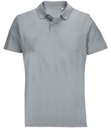 SOL'S Unisex Pulse Twin Piqué Polo Shirt | Pure Grey thumbnail 1