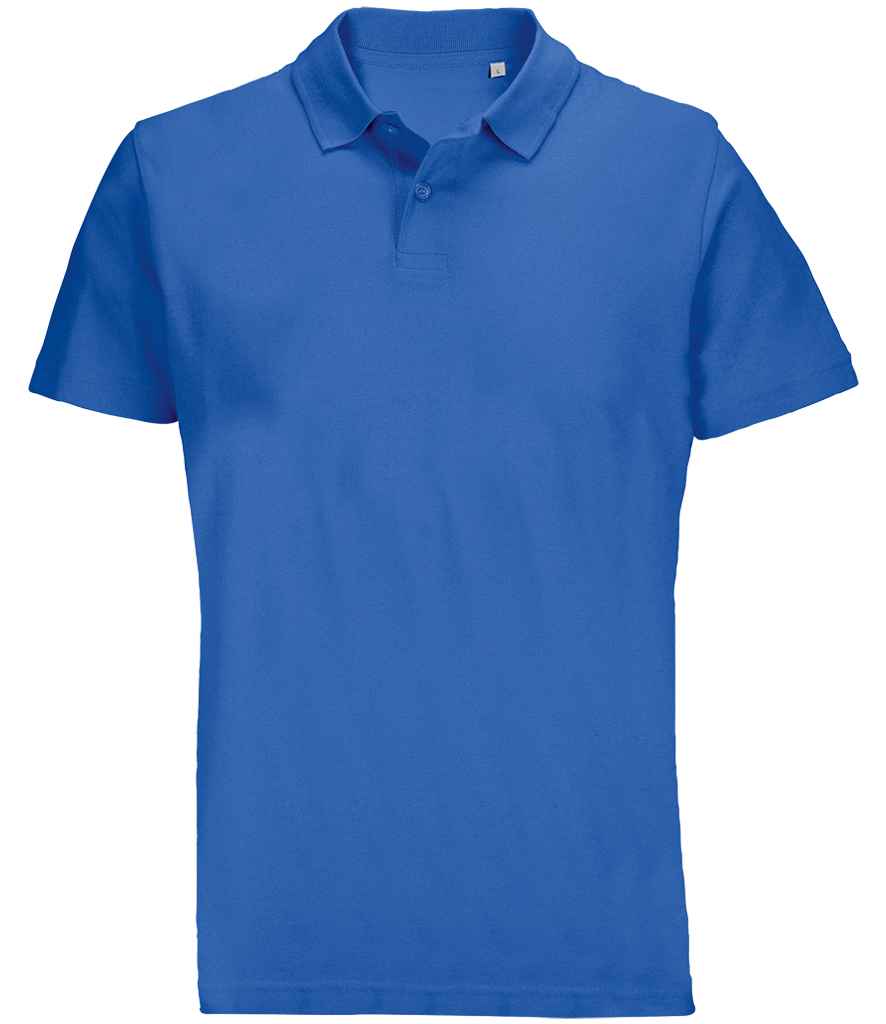 SOL'S Unisex Pulse Twin Piqué Polo Shirt | Royal Blue