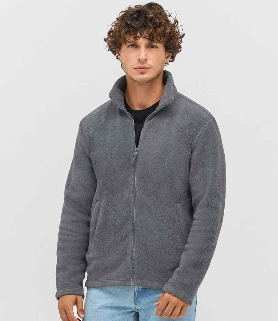 SOL'S Unisex Nitro Micro Fleece Jacket | Charcoal
