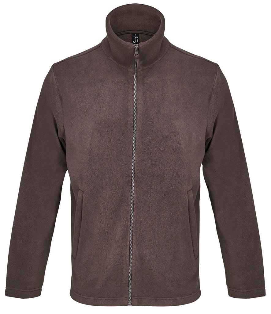 SOL'S Unisex Nitro Micro Fleece Jacket | Dark Chocolate