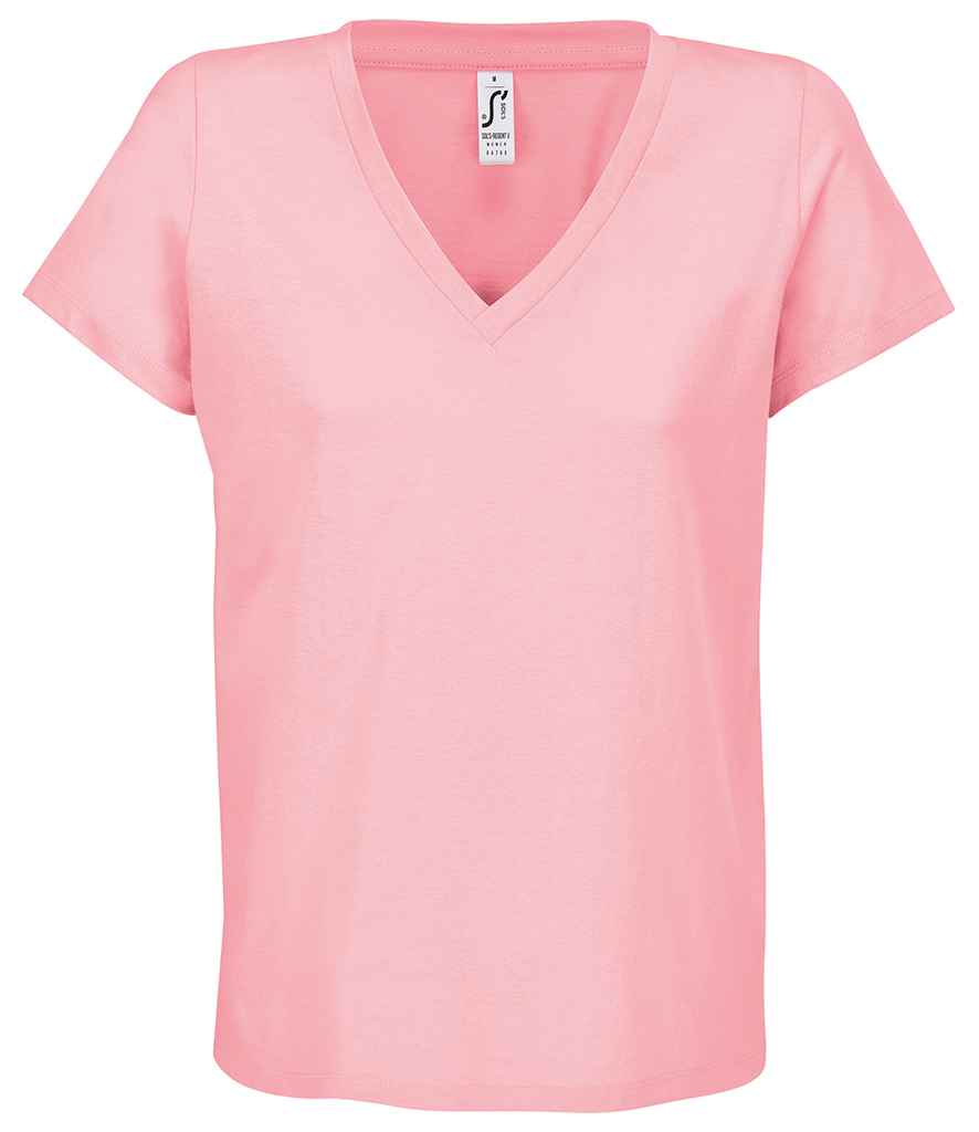 SOL'S Ladies Regent V Neck T-Shirt | Candy Pink