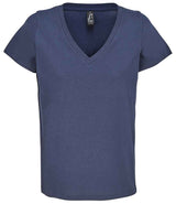 SOL'S Ladies Regent V Neck T-Shirt | French Navy thumbnail 1