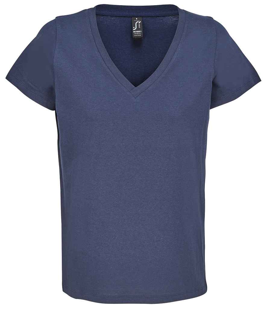 SOL'S Ladies Regent V Neck T-Shirt | French Navy