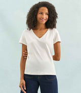 SOL'S Ladies Regent V Neck T-Shirt | White thumbnail 2