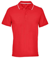 SOL'S Unisex Palermo Polo Shirt | Bright Red/White thumbnail 4