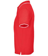 SOL'S Unisex Palermo Polo Shirt | Bright Red/White thumbnail 6