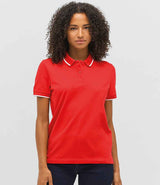 SOL'S Unisex Palermo Polo Shirt | Bright Red/White thumbnail 1