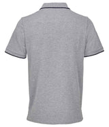 SOL'S Unisex Palermo Polo Shirt | Grey Marl/French Navy thumbnail 4
