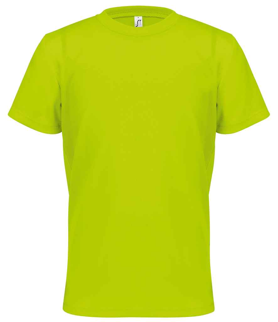 SOL'S Kids Sprint Sports T-Shirt | Neon Yellow