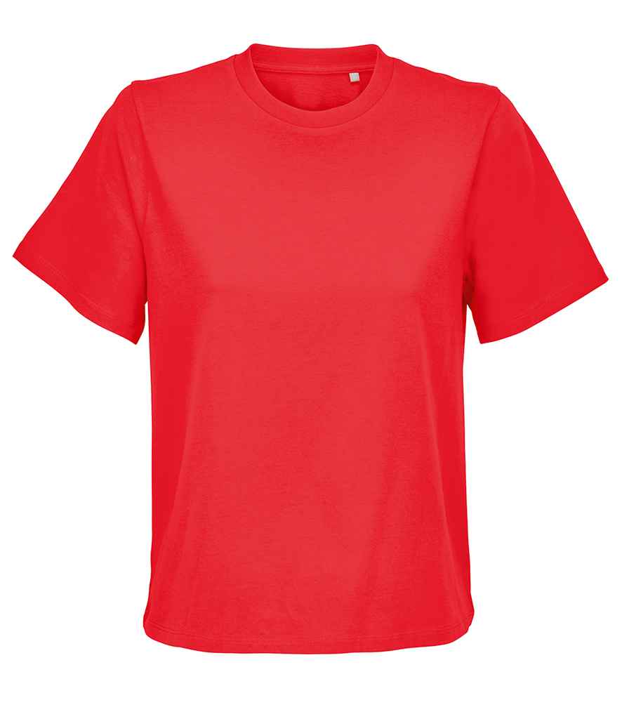 SOL'S Ladies Legend Organic T-Shirt | Bright Red
