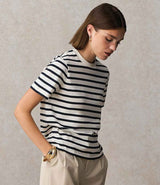 SOL'S Ladies Legend Organic T-Shirt | Off White/Navy thumbnail 2