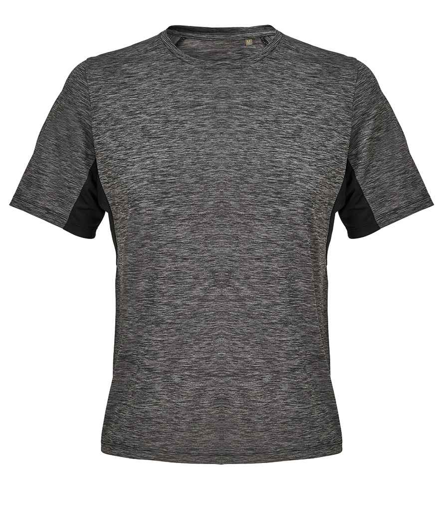 SOL'S Unisex Storm Performance T-Shirt | Black Marl/Black