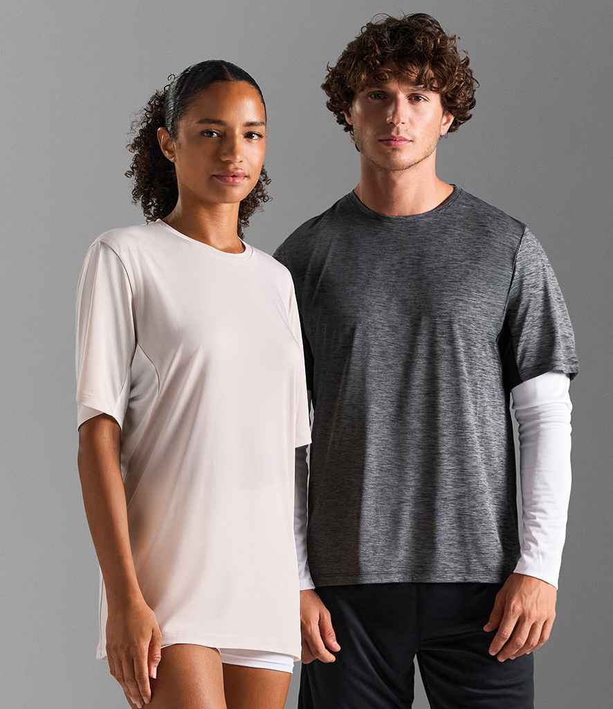 SOL'S Unisex Storm Performance T-Shirt | Dark Grey/Light Grey
