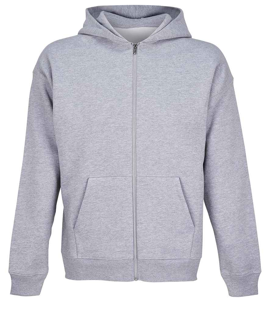 SOL'S Unisex Jelo Zipped Hoodie | Grey Marl