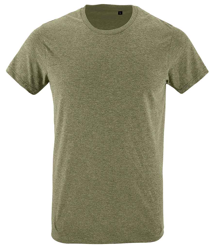 SOL'S Regent Fit T-Shirt | Heather Khaki