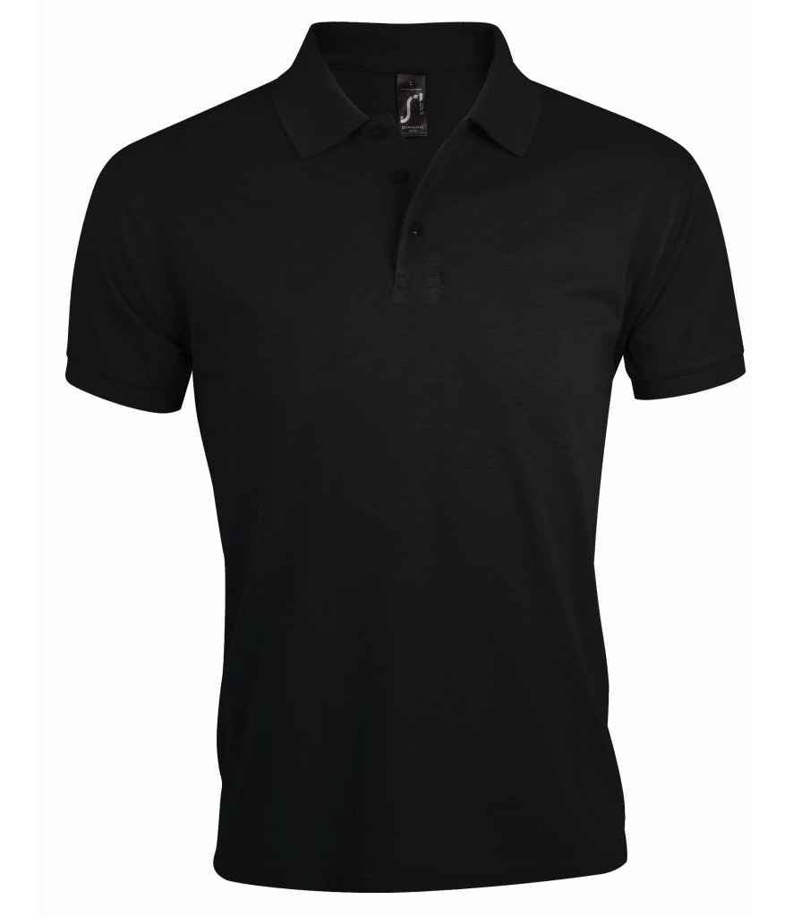 SOL'S Prime Poly/Cotton Piqué Polo Shirt | Black