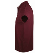 SOL'S Prime Poly/Cotton Piqué Polo Shirt | Burgundy thumbnail 3