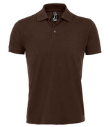 SOL'S Prime Poly/Cotton Piqué Polo Shirt | Chocolate thumbnail 1