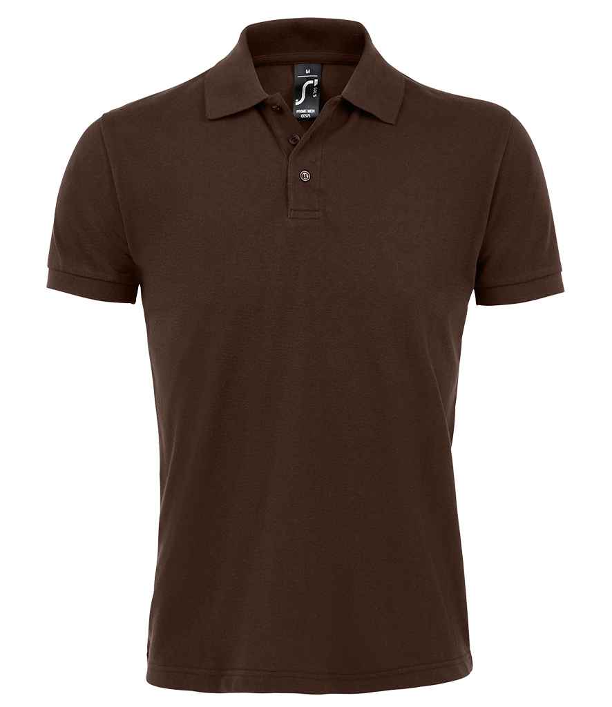 SOL'S Prime Poly/Cotton Piqué Polo Shirt | Chocolate