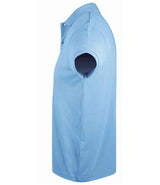 SOL'S Prime Poly/Cotton Piqué Polo Shirt | Sky Blue thumbnail 3