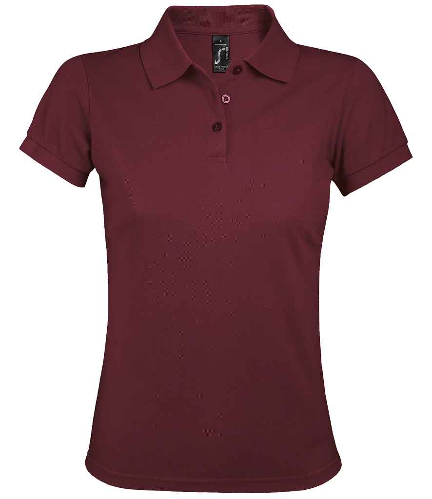 SOL'S Ladies Prime Poly/Cotton Piqué Polo Shirt | Burgundy
