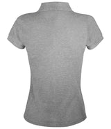 SOL'S Ladies Prime Poly/Cotton Piqué Polo Shirt | Grey Marl thumbnail 2