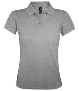 SOL'S Ladies Prime Poly/Cotton Piqué Polo Shirt | Grey Marl thumbnail 1