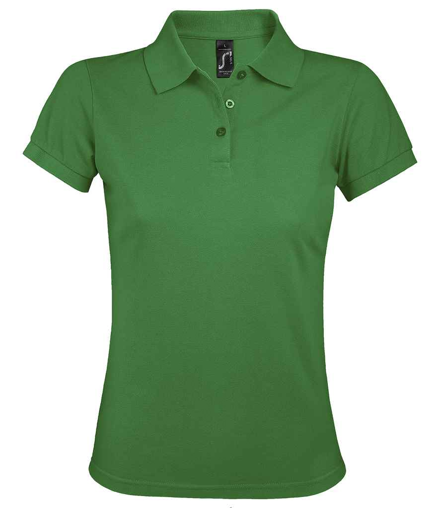 SOL'S Ladies Prime Poly/Cotton Piqué Polo Shirt | Kelly Green